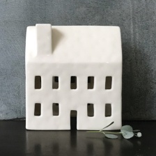 No 86 Porcelain Tea Light House  by East of India